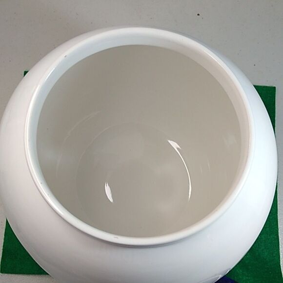 Vintage Rosenthal Netter Cobalt Blue Art Pottery Kitchen Ceramic Cookie Jar - Picture 4 of 10